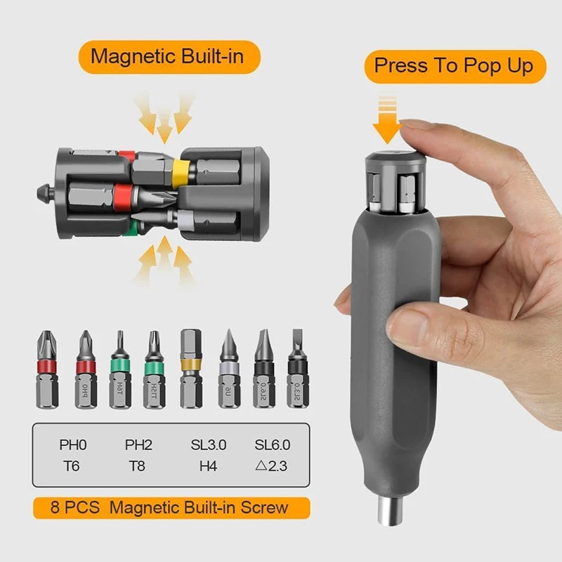 Magnetic Precision Screwdriver Set, 40 in 1