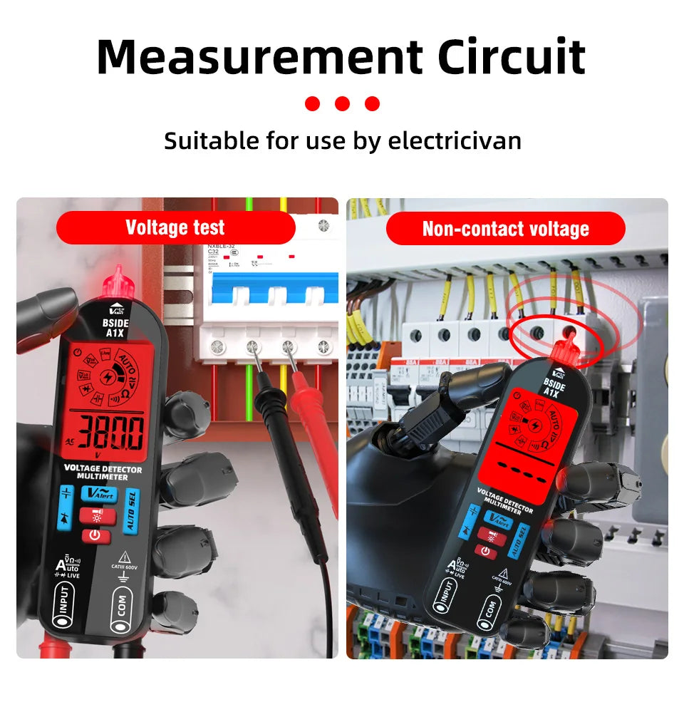 Professional Digital Multimeter, AC DC Voltage,